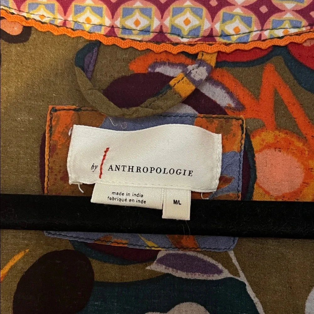 Anthropologie Multicolor Patterned Top - Picture 2 of 8